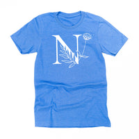 Floral Initials - Unisex Tee