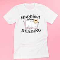Happiest When Reading - Unisex Tee