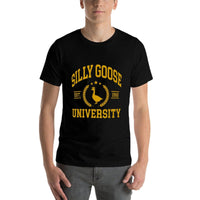 Silly Goose University, Funnys For Men, Goose  Easy-care T-Shirt