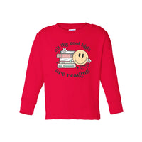 All the Cool Kids Are Reading - Child Long Sleeve Tee