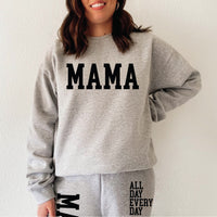 ALL DAY EVERY DAY BASIC GRAY FLEECE CREWNECK