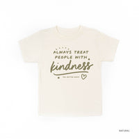 Always Treat People with Kindness - Tone On Tone - Child Tee