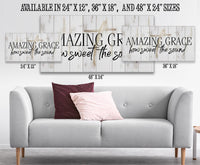 Amazing Grace How Sweet The Sound - Canvas