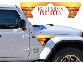 fender vent for the JL or JT 2018 or newer amazing sunset