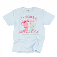 Antisocial Moms Club (Girl's Girl Version) - Comfort Colors Tee