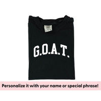 Arched Varsity - Semi-Custom - Comfort Colors Tee