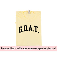 Arched Varsity - Semi-Custom - Comfort Colors Tee