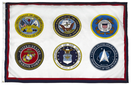 Armed Forces Branches Flag