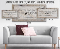 As For Me And My House We Will Serve Tacos - Canvas