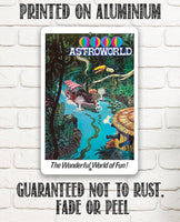 AstroWorld Park River of No Return - Metal Sign