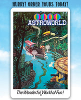 AstroWorld Park River of No Return - Metal Sign