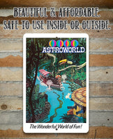 AstroWorld Park River of No Return - Metal Sign