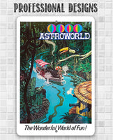 AstroWorld Park River of No Return - Metal Sign