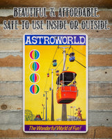 AstroWorld Skyway - Metal Sign