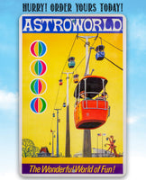 AstroWorld Skyway - Metal Sign