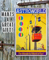 AstroWorld Skyway - Metal Sign