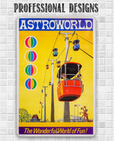 AstroWorld Skyway - Metal Sign