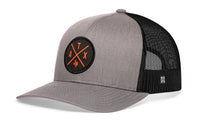 Austin Trucker Hat  |  Orange ATX X  |  Snapback
