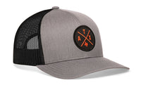 Austin Trucker Hat  |  Orange ATX X  |  Snapback
