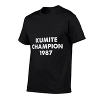 KUMITE CHAMPION 1987 Funny Viral Karate Video Meme Kung Fu Premium  Trendy Pattern T-Shirt