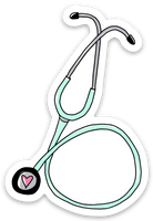 Stethoscope Doctor Love Vinyl Sticker