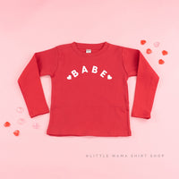 Babe (Two Hearts) - Child Long Sleeve Tee