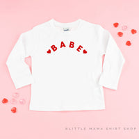 Babe (Two Hearts) - Child Long Sleeve Tee