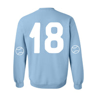 There's No Crying In Baseball (elbows) - Custom Number - Basic Fleece