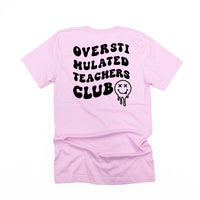 Overstimulated Teachers Club - Melty X Squiggle Smiley (pf & b) - Unisex Tee