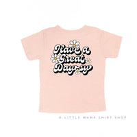 Pocket Daisy on Front w/ Have a Great Daysy on Back - Child Tee