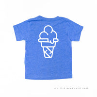 Team Ice Cream - Single Cone on Back - Child Tee