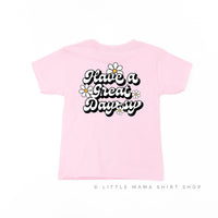 Pocket Daisy on Front w/ Have a Great Daysy on Back - Child Tee
