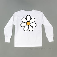 Daisy - Birthday Girl - w/ Full Daisy on Back - Child Long Sleeve Tee