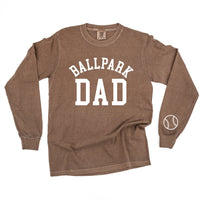 Ballpark Dad (wd) - Long Sleeve Comfort Colors Tee