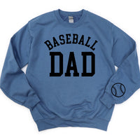 Baseball Dad (wd) - BASIC Fleece