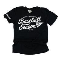 Baseball Season Est. 1845 - Custom Number - Comfort Colors Tee