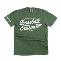 Baseball Season Est. 1845 - Custom Number - Comfort Colors Tee