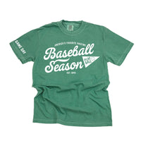 Baseball Season Est. 1845 - Custom Number - Comfort Colors Tee