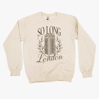 SO LONG LONDON - Basic Fleece Crewneck