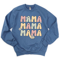 MAMA x3 with Daisies - BASIC Fleece