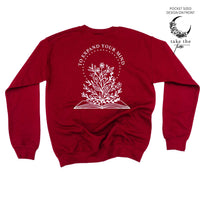 Take the Time (Front Pocket) w/ To Expand Your Mind (Back) - Basic Fleece