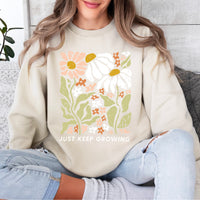 Just Keep Growing - BASIC FLEECE CREWNECK