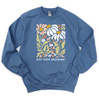 Just Keep Growing - BASIC FLEECE CREWNECK