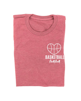 Basketball Mama - (Pocket Size) - Unisex Tee