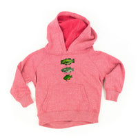Bass And Bluegill Chart (Hand Drawn) - Child HOODIE