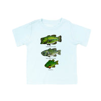 Bass And Bluegill Chart (Hand Drawn) - Child Tee