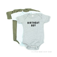 Birthday Boy - Block Font - Child Tee