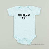 Birthday Boy - Block Font - Child Tee