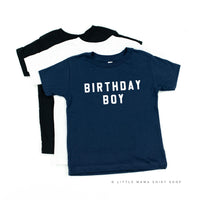 Birthday Boy - Block Font - Child Tee
