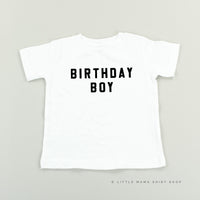 Birthday Boy - Block Font - Child Tee